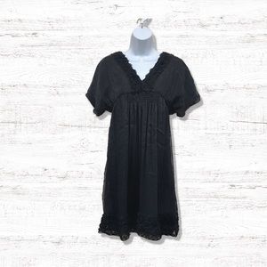 Urban Blue Black Dress Size Large